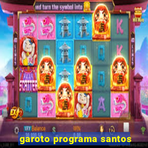 garoto programa santos